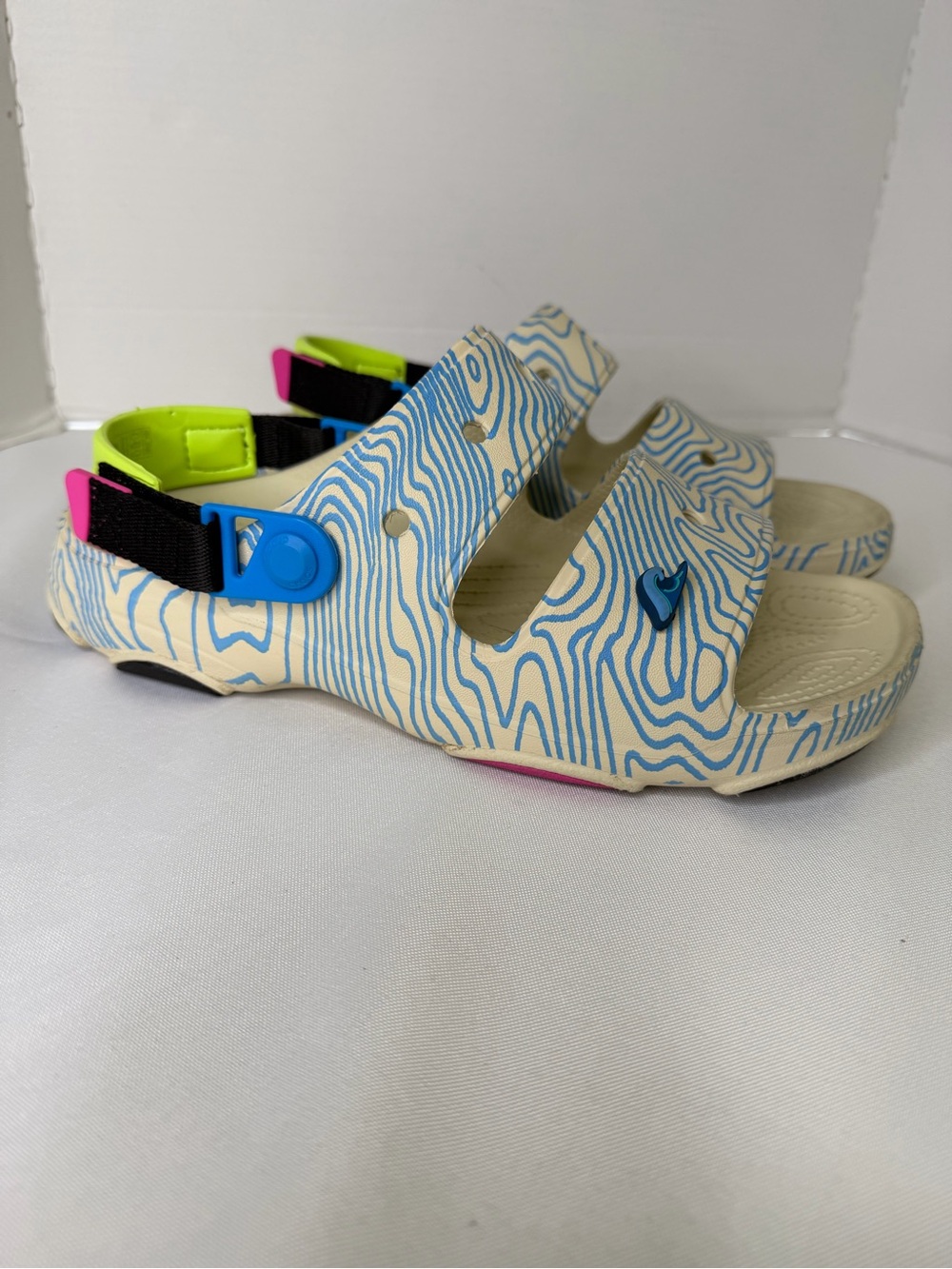 CROCS All Terrain Topographic Sandal. Men’s 8/Womans 10